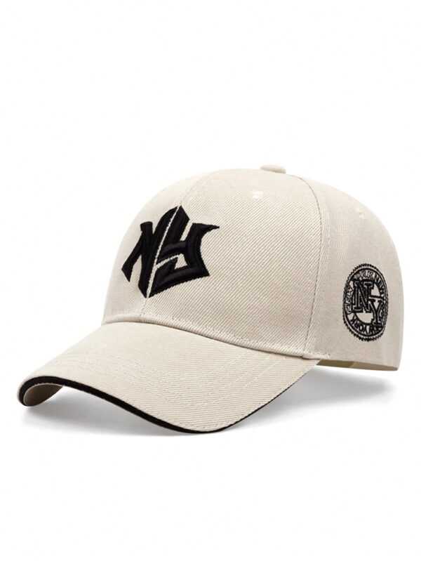 1 pièce Casquette de baseball Hip Hop brodée de lettres Ny pour homme de rue – Image 13