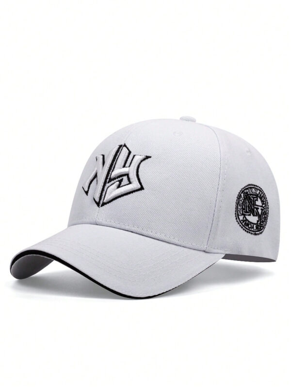 1 pièce Casquette de baseball Hip Hop brodée de lettres Ny pour homme de rue – Image 14