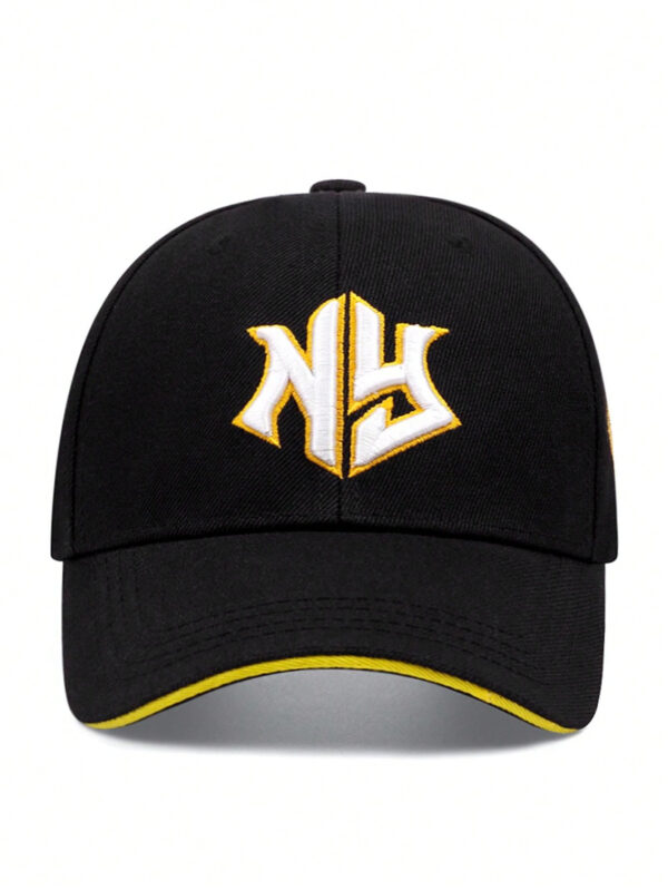 1 pièce Casquette de baseball Hip Hop brodée de lettres Ny pour homme de rue – Image 29