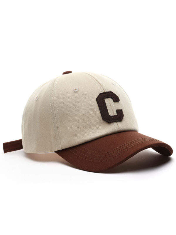 Casquette de baseball à détails de lettres Street