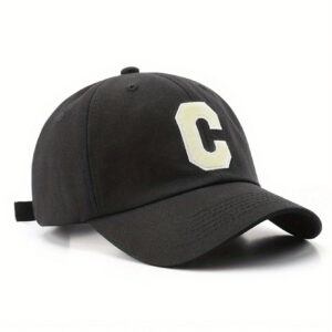 Casquette de baseball à détails de lettres Street