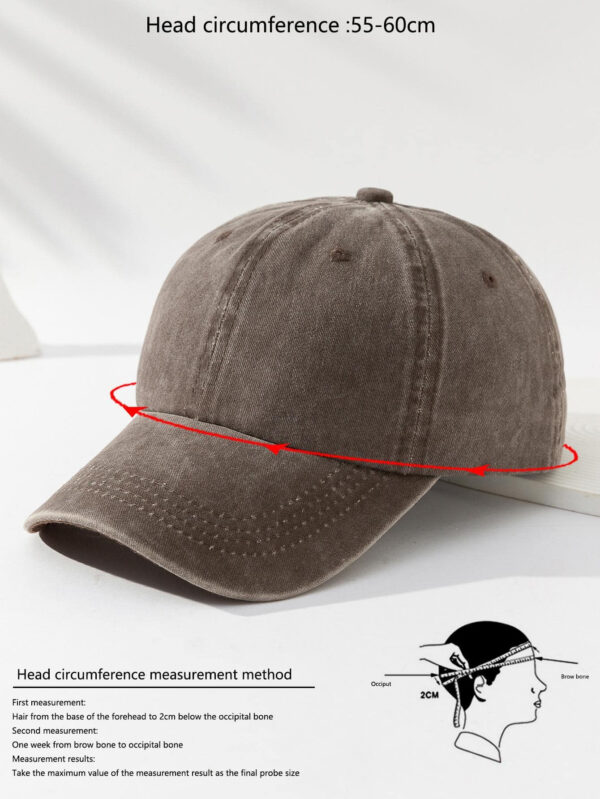 Casquette de baseball unicolore pour homme, décontractée – Image 14