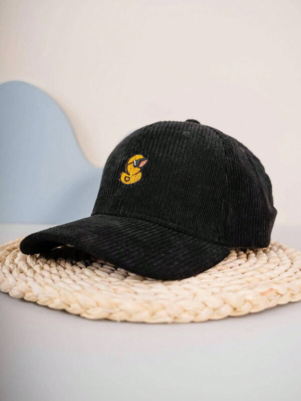 1 pièce casquette de baseball en velours côtelé avec design de canard brodé pour une tenue décontractée – Image 2