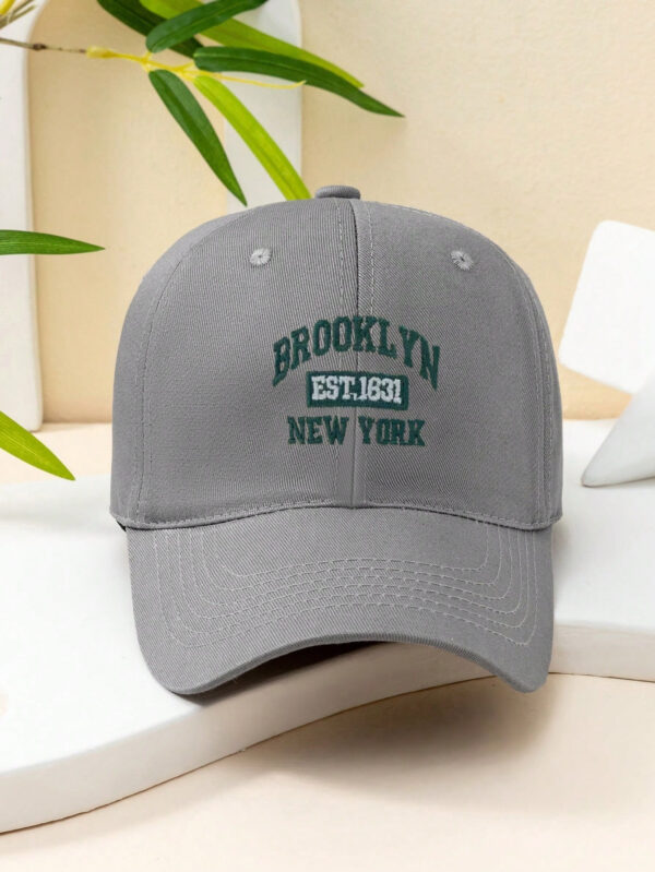 Casquette de baseball brodée hip-hop Y2K, casquette respirante unisexe Brooklyn New York pour la protection solaire quotidienne en extérieur – Image 9