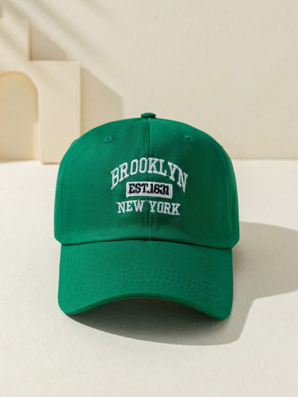 Casquette de baseball brodée hip-hop Y2K, casquette respirante unisexe Brooklyn New York pour la protection solaire quotidienne en extérieur – Image 10