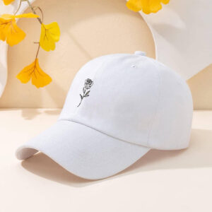 1 pièce Casquette de baseball à imprimé rose pour protection solaire de style Y2K, convient pour le port quotidien casual au printemps et en automne, Saint-Valentin