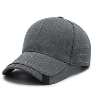 Casquette de baseball brodée de lettres pour hommes pour un usage quotidien et décontracté en extérieur