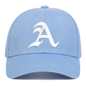 AR 1pc Hommes lettre gothique A brodée Casquette de Baseball, réglable en plein air protection solaire décontractée chapeau, convient pour les voyages de printemps et d"automne, les fêtes de plage