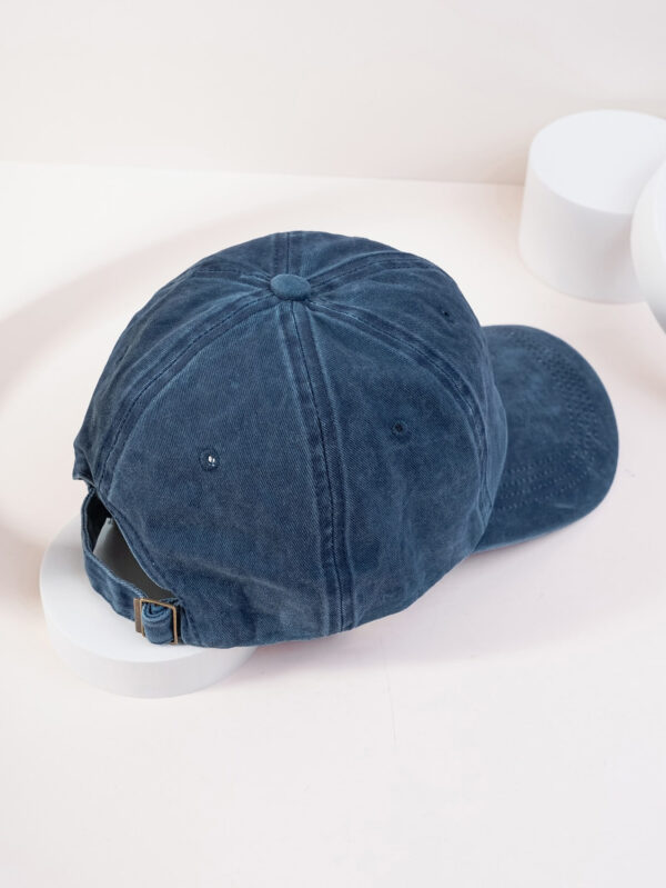 1 pièce Casquette de baseball lavée avec arbre de noix de coco brodé, style Y2k. Chapeau de protection solaire pour l'extérieur, convient pour les sports et les déplacements quotidiens en ville – Image 8