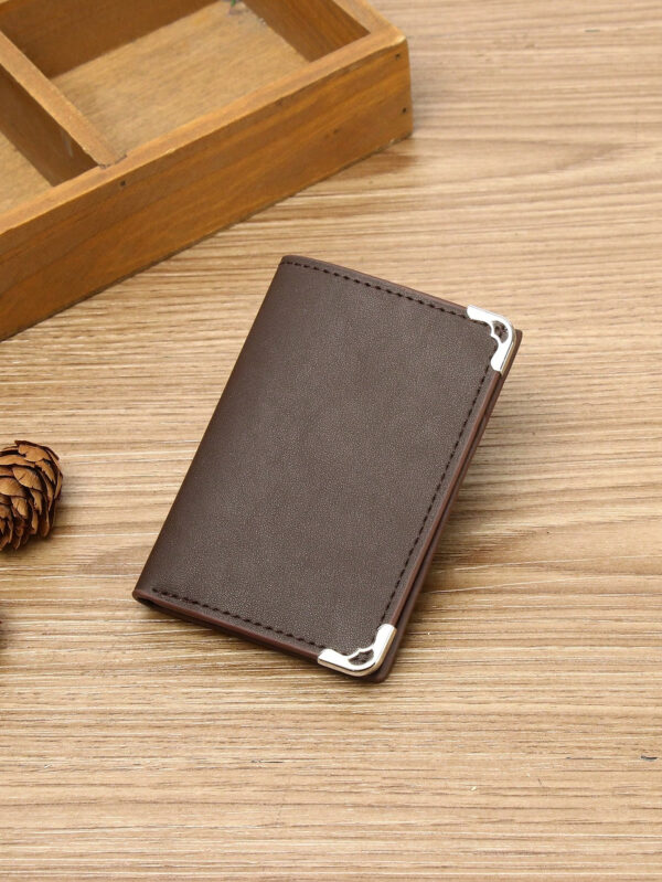 Cadeau décoratif en métal pour homme Cadeau pour père Cadeau pour papa Portefeuille ultra-mince et léger pour espèces Carte d'identité Sac à pièces Cadeau d'anniversaire Saint-Valentin Anniversaire Couple Étudiants Collège Hommes Léger Portable Carte Carte d'identité Cols blancs Hommes Vacances Anniversaire Cadeau d'anniversaire Fournitures scolaires Cadeau pour enseignant Carte de rentrée scolaire Porte-monnaie Porte-cartes de visite Porte-cartes de crédit – Image 4