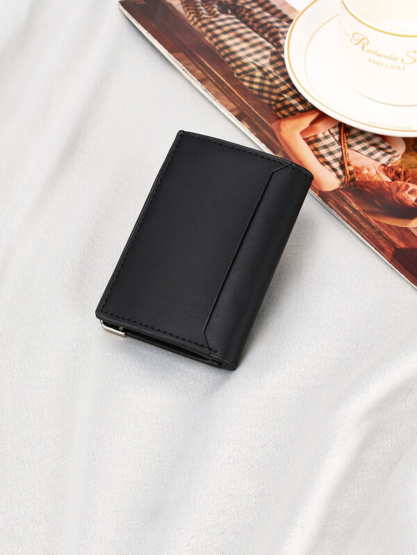 Cadeau décoratif en métal pour homme Cadeau pour père Cadeau pour papa Portefeuille ultra-mince et léger pour espèces Carte d'identité Sac à pièces Cadeau d'anniversaire Saint-Valentin Anniversaire Couple Étudiants Collège Hommes Léger Portable Carte Carte d'identité Cols blancs Hommes Vacances Anniversaire Cadeau d'anniversaire Fournitures scolaires Cadeau pour enseignant Carte de rentrée scolaire Porte-monnaie Porte-cartes de visite Porte-cartes de crédit – Image 5