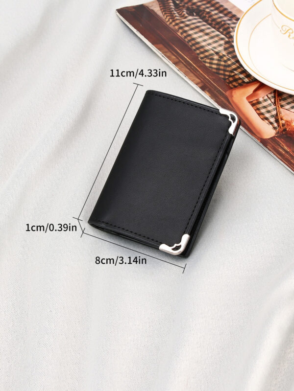 Cadeau décoratif en métal pour homme Cadeau pour père Cadeau pour papa Portefeuille ultra-mince et léger pour espèces Carte d'identité Sac à pièces Cadeau d'anniversaire Saint-Valentin Anniversaire Couple Étudiants Collège Hommes Léger Portable Carte Carte d'identité Cols blancs Hommes Vacances Anniversaire Cadeau d'anniversaire Fournitures scolaires Cadeau pour enseignant Carte de rentrée scolaire Porte-monnaie Porte-cartes de visite Porte-cartes de crédit – Image 6