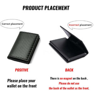 1 pièce Portefeuille ultra fin minimaliste pour homme avec blocage RFID, porte-monnaie en alliage d'aluminium avec fonction de poussée latérale, convient pour la carte d'identité et le permis de conduire. Idéal pour les cadeaux de Noël, la Saint-Valentin, Thanksgiving. Porte-cartes de visite, portefeuille, porte-cartes de crédit de style vintage.