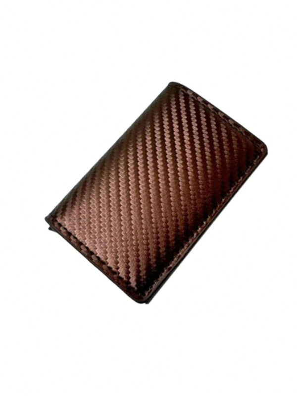 1 pièce Portefeuille ultra fin minimaliste pour homme avec blocage RFID, porte-monnaie en alliage d'aluminium avec fonction de poussée latérale, convient pour la carte d'identité et le permis de conduire. Idéal pour les cadeaux de Noël, la Saint-Valentin, Thanksgiving. Porte-cartes de visite, portefeuille, porte-cartes de crédit de style vintage. – Image 16