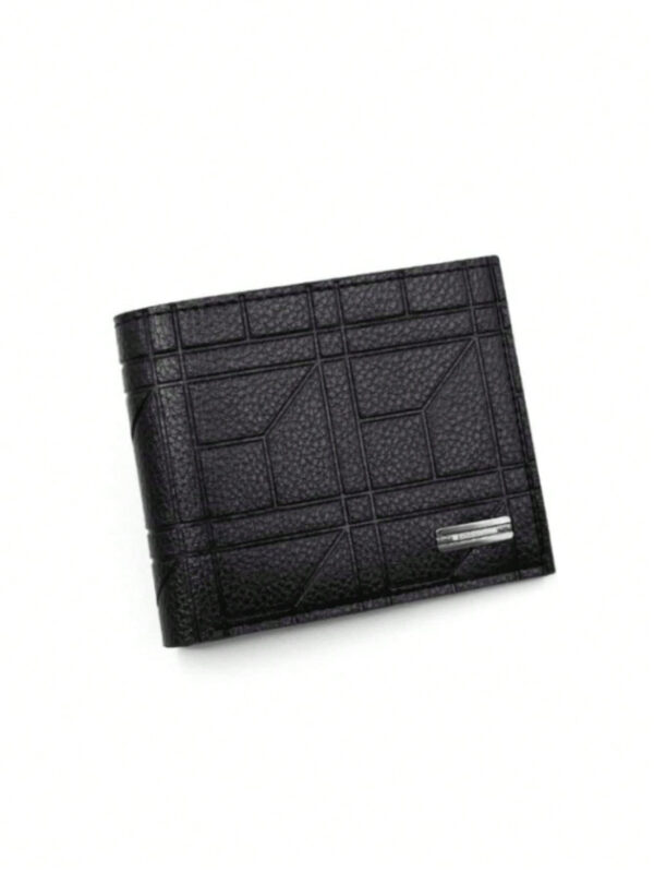 1 pièce Portefeuille court pour homme, mode et simple, couleur unie, affaires, quotidien, portable, grande capacité, multi-fentes pour cartes. Indispensable pour le portefeuille d'homme : trajets domicile-travail, déplacements professionnels, voyages, cadeau de la Saint-Valentin 2025 – Image 11