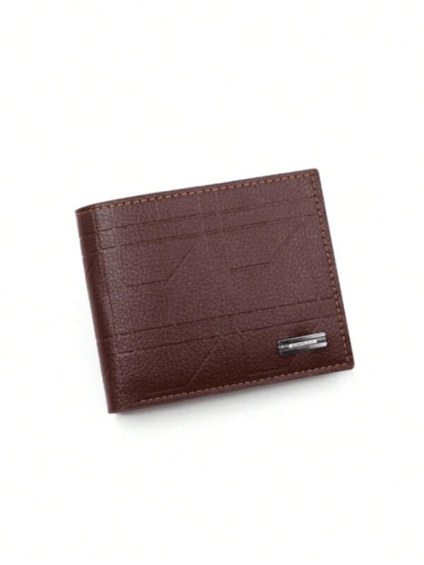 1 pièce Portefeuille court pour homme, mode et simple, couleur unie, affaires, quotidien, portable, grande capacité, multi-fentes pour cartes. Indispensable pour le portefeuille d'homme : trajets domicile-travail, déplacements professionnels, voyages, cadeau de la Saint-Valentin 2025 – Image 15