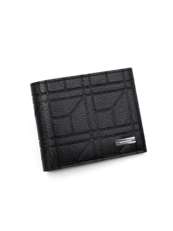 1 pièce Portefeuille court pour homme, mode et simple, couleur unie, affaires, quotidien, portable, grande capacité, multi-fentes pour cartes. Indispensable pour le portefeuille d'homme : trajets domicile-travail, déplacements professionnels, voyages, cadeau de la Saint-Valentin 2025 – Image 19