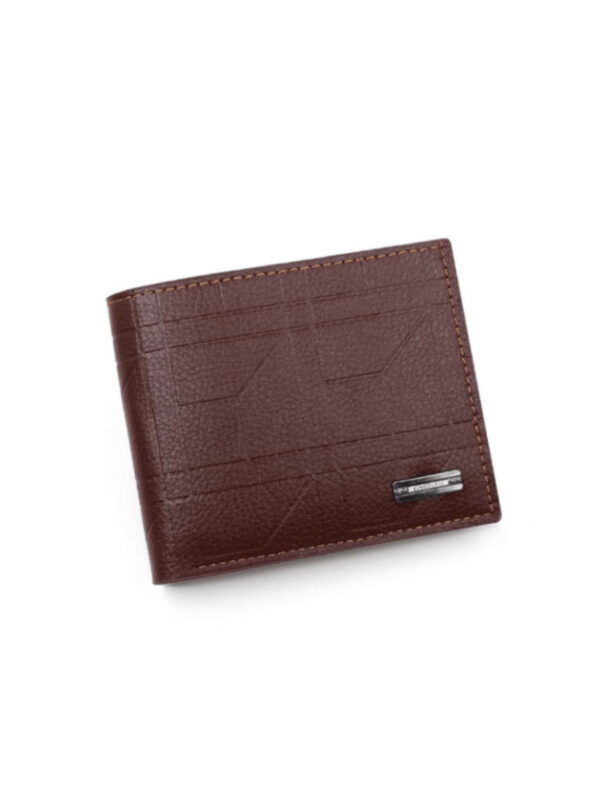 1 pièce Portefeuille court pour homme, mode et simple, couleur unie, affaires, quotidien, portable, grande capacité, multi-fentes pour cartes. Indispensable pour le portefeuille d'homme : trajets domicile-travail, déplacements professionnels, voyages, cadeau de la Saint-Valentin 2025 – Image 22