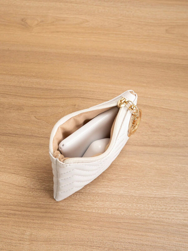 Porte-monnaie universel simple et avec fermeture à pression, porte-monnaie pour femme et accroche-clés – Image 7