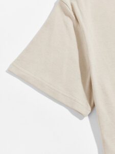 Manfinity RSRT T-shirts pour hommes, col rond ajusté, manches courtes, tee-shirt graphique palmier décontracté et simple en polyester d'été – Image 11