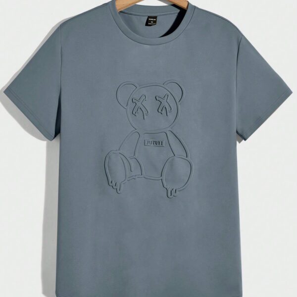 Manfinity UrbanChill Homme T-shirt Ours En Relief De