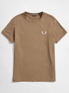 Manfinity Modomio Homme T-shirt En Coton Col Rond Imprimé Graphique – Image 2