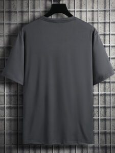 Manfinity Homme Homme T-shirt à imprimé lettre et photo – Image 6