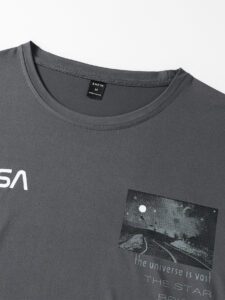 Manfinity Homme Homme T-shirt à imprimé lettre et photo – Image 8