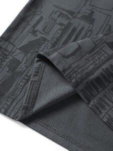 Manfinity Homme Homme T-shirt à imprimé lettre et bâtiment – Image 5