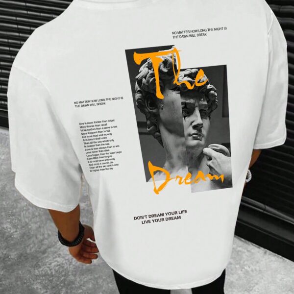 Manfinity LEGND Homme T-shirt Motif Figure Et Slogan
