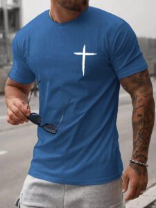 Manfinity Homme Homme T-shirt Croisé Imprimé – Image 6