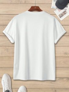 Manfinity StreetEZ T-shirt à manches courtes avec imprimé crânes et cartes à jouer pour homme, pour sortir, pour les amis – Image 3