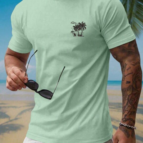 Manfinity RSRT Homme T-shirt Imprimé Tropical