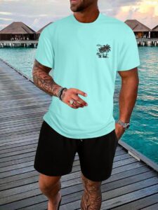 Manfinity RSRT Homme T-shirt Imprimé Tropical – Image 2