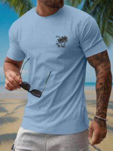 Manfinity RSRT Homme T-shirt Imprimé Tropical – Image 6