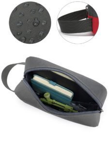 POSO Sac de toilette de lavage, sac à main pour hommes pour le sport, les et les voyages. Sac de rangement. Sac pochette bicolore pour homme, sac enveloppe, sac sous le bras, sac carré. Sac à main anti-vol léger, fournitures de bureau, cadeau pour homme, cadeau pour mari, cadeau de la Fête des pères, portefeuille, sacs essentiels de voyage, sacs essentiels de vacances, sacs pour hommes, sacs d'été, rentrée scolaire – Image 2