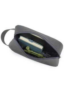 POSO Sac de toilette de lavage, sac à main pour hommes pour le sport, les et les voyages. Sac de rangement. Sac pochette bicolore pour homme, sac enveloppe, sac sous le bras, sac carré. Sac à main anti-vol léger, fournitures de bureau, cadeau pour homme, cadeau pour mari, cadeau de la Fête des pères, portefeuille, sacs essentiels de voyage, sacs essentiels de vacances, sacs pour hommes, sacs d'été, rentrée scolaire – Image 3