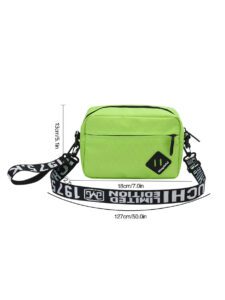 Un sac à bandoulière, sac messager, sac de sport, sac de voyage, sac d'étudiants multi-fonctions en canevas de couleur unie. Sa sangle large et son style diagonal neutre en font un sac polyvalent idéal pour les déplacements, les vacances, les loisirs et les activités de plein air. Léger et spacieux, il convient parfaitement aux étudiants, aux hommes et aux femmes. Un sac pratique et tendance, un beau cadeau. – Image 7