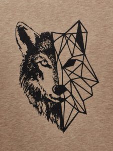 Manfinity ModaGents T-shirts pour hommes ajustés, col rond, manches courtes, tee-shirt graphique, animal, vêtements pour hommes, décontracté, mode, été – Image 4