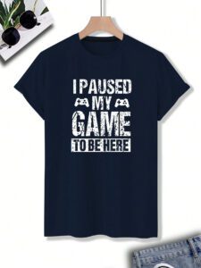 Manfinity Homme Homme T-shirt graphique de slogan – Image 3