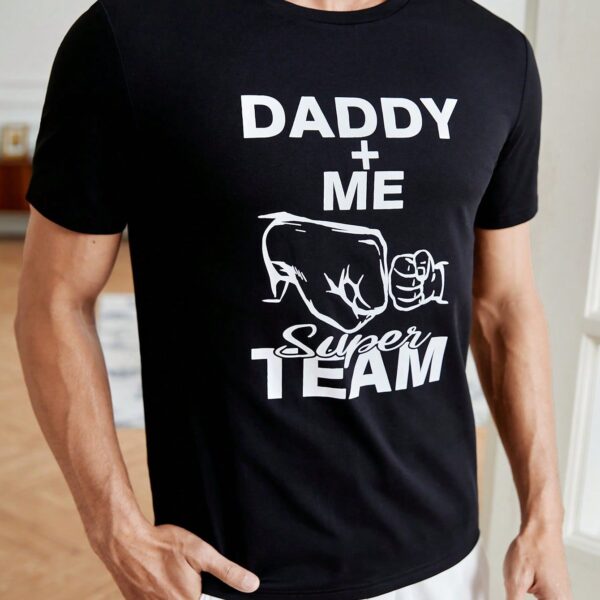 Manfinity ModaGents Homme T-shirt Graphique De Slogan