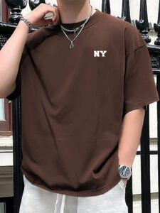 Manfinity Homme T-shirt À Lettres – Image 2