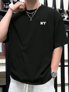 Manfinity Homme T-shirt À Lettres – Image 4