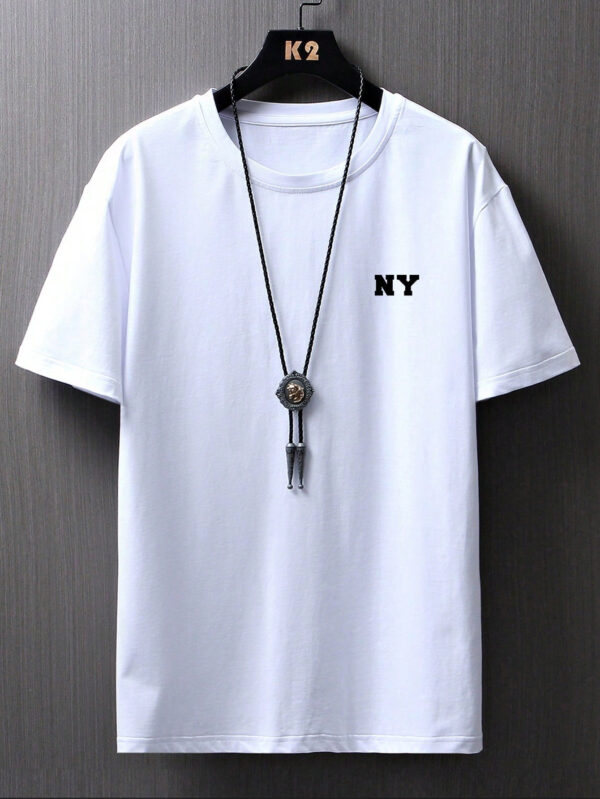 Manfinity Homme T-shirt À Lettres – Image 6