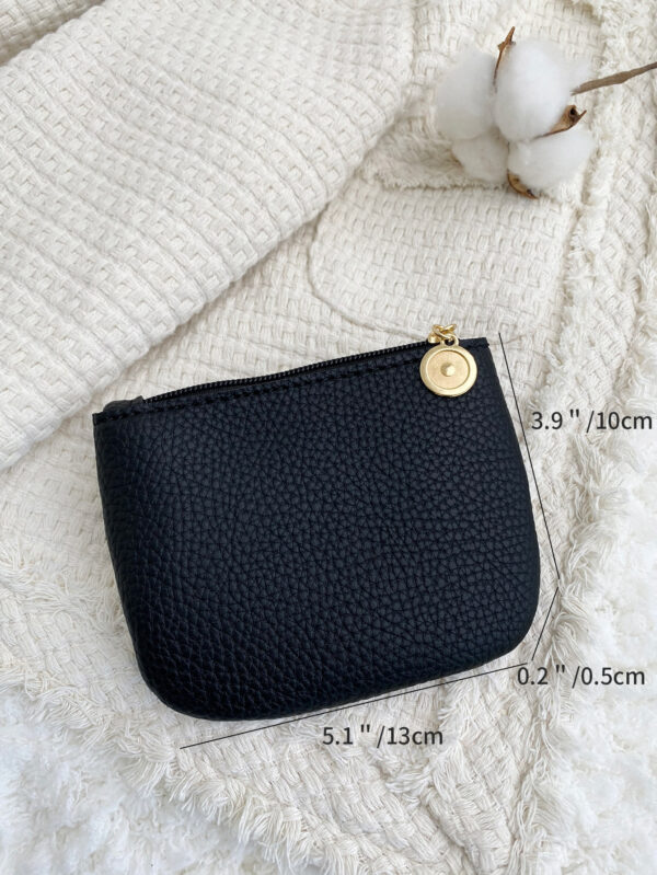 Porte-monnaie en relief Litchi léger, argent de mode pour anniversaire, pour cadeau d'anniversaire, pour cadeau pour les cols blancs, pour homme, pour femme – Image 5