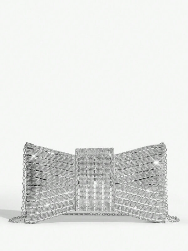 SHEIN Belle Sac à main de soirée de luxe, glamour et élégant pour femmes, filles, dames, étudiantes, mariées, demoiselles d'honneur, invitées de mariage, lune de miel, soirée, remise de diplômes, mariage, club, rencard, soirée. Parfait pour les fêtes, mariages, dîners/banquets. S'assortit parfaitement aux robes de fête, de soirée, à paillettes. Sac à main élégant pour femme, idéal pour les tenues du Nouvel An, les robes de fête. – Image 11