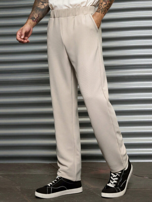 SHEIN Ceinture élastique en coton pour hommes pour pantalons regular