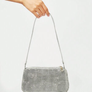 Sac de seau léger et décontracté pour le travail, avec décoration de strass. Mini design à cordon coulissant, sac transparent avec perles, sac de soirée glamour, élégant et raffiné. Luxe discret avec strass, parfait pour les fêtes, les femmes, les mariées. Idéal pour les fêtes, les dîners/banquets, les tenues de Noël