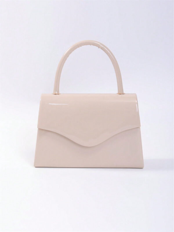 Sac de soirée miroir simple avec poignée, bandoulière et option à tenir à la main, sac de mariée, sac de soirée & sac de mariée, parfait pour la fête, le mariage, le bal de fin d'année, le dîner/banquet, assorti à la robe de mariée, aux tenues formelles, robe de bal et robe de soirée pour femmes