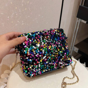 Sac À Sequins Paillettes Scintillantes, Élégant, Exquis, Luxe Sobre 1 Pièce Sac De Rangement Pour Téléphone Portable Pvc Brillant Avec Fermeture Éclair, Sac Carré Croisé À La Mode Pour Tenue De Soirée De Femme, Sac À Dîner, Sac Pour Soirée, Élégant Sac Carré Pour Fille De Soirée, Femme, Pour Dame, Mariée Parfait Pour Fête, Mariage, Bal, Dîner/banquet Meilleur Cadeau Pour Les Femmes * Parfaitement Assorti Avec Une Robe De Bal, Une Robe De Fête